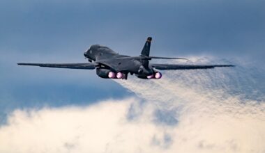 US bombers take off from British RAF base