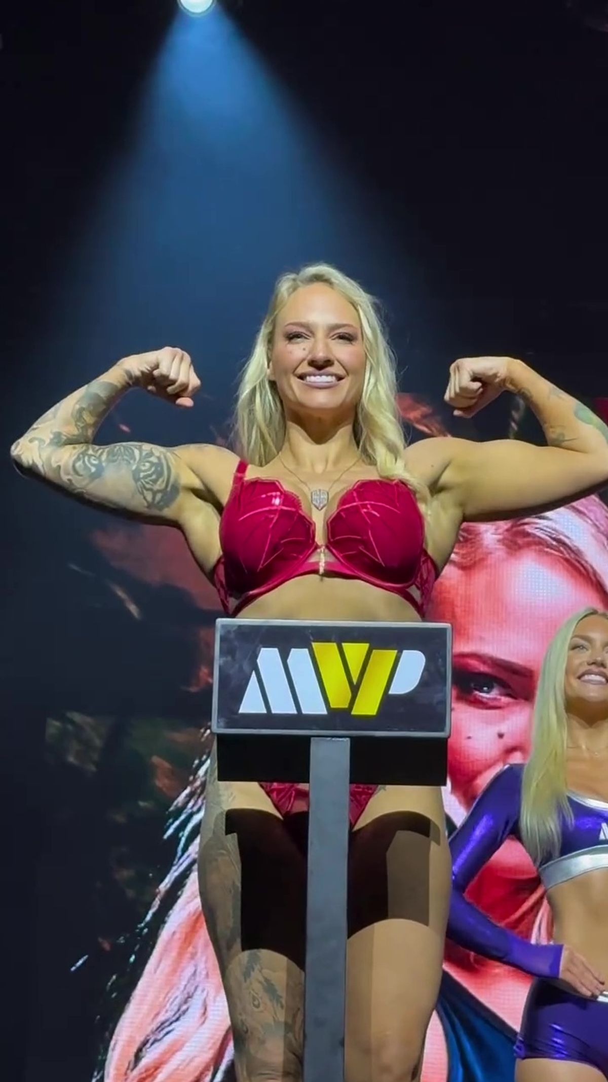 Ebanie Bridges stunned on the scales twice ahead of her last fight