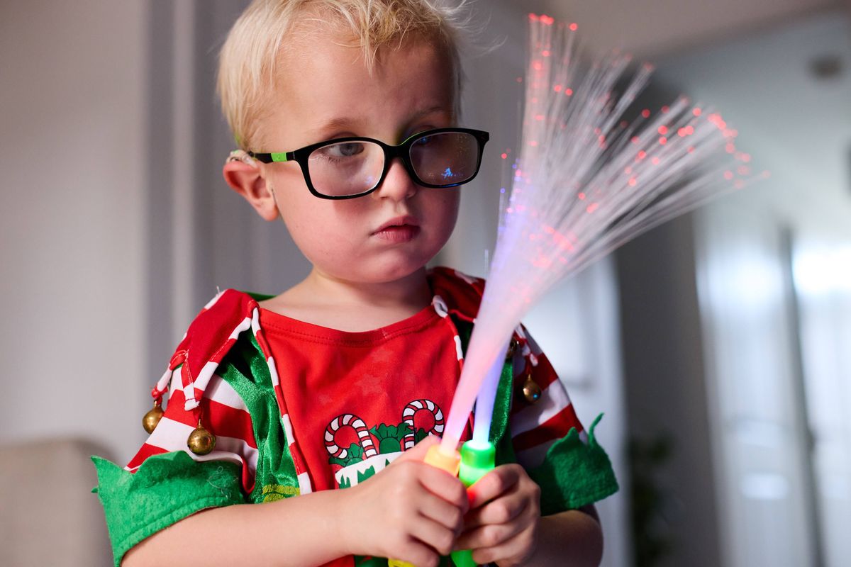 EMBARGOED TO 1800 WEDNESDAY MARCH 18 Undated handout photo issued by Sense of five-year-old Harvey Hind, from Clitheroe, Lancashire, who has made his acting debut on BBC One's EastEnders. Deafblind Harvey Hind featured in Wednesday night's episode of the long-running soap, with his mum Kimberly saying she hopes it shows other disabled children they can achieve anything. Issue date: Wednesday March 18, 2026.