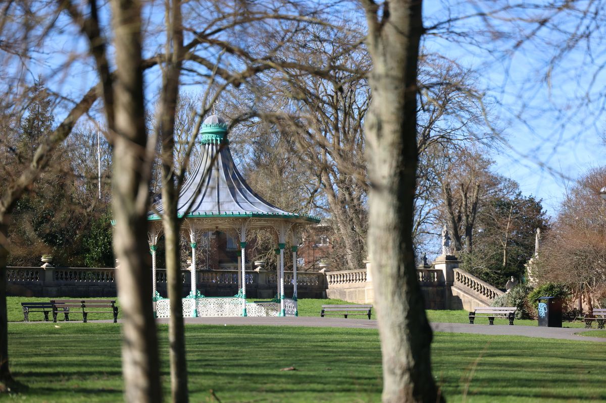 Leazes Park in Newcastle.