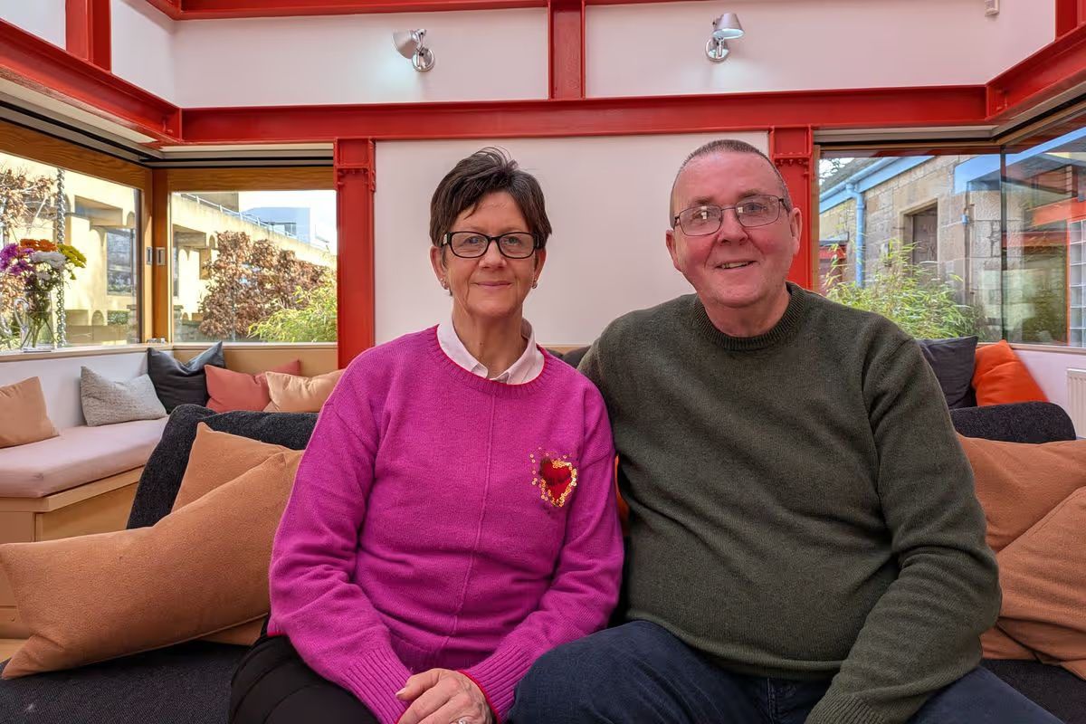 Karen and Mark Crilley called Maggie's a "godsend".