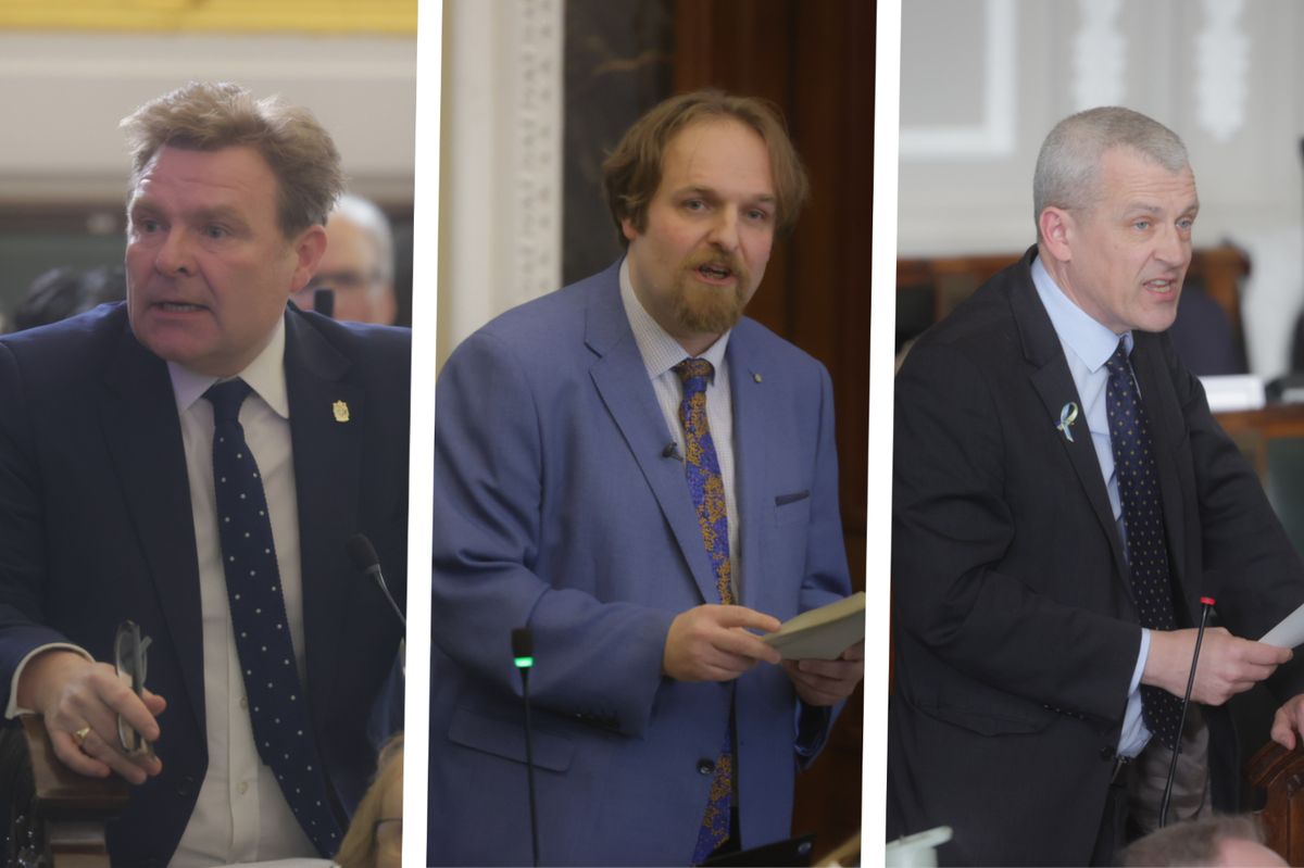 Birmingham councillors John Cotton (Labour), Robert Alden (Conservative) and Roger Harmer (Liberal Democrats)