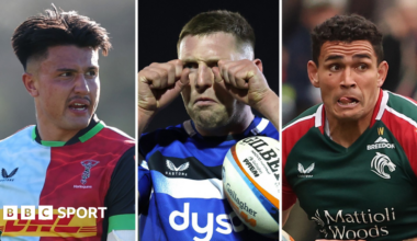 Marcus Smith, Finn Russell and Izaia Perese