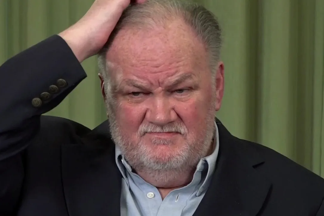 Thomas Markle during a live interview on Good Morning Britain.