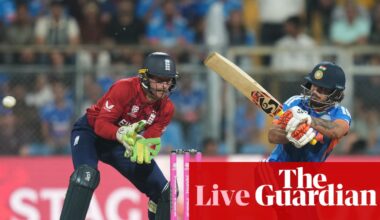 India v England: men’s T20 World Cup semi-final – live | T20 World Cup 2026