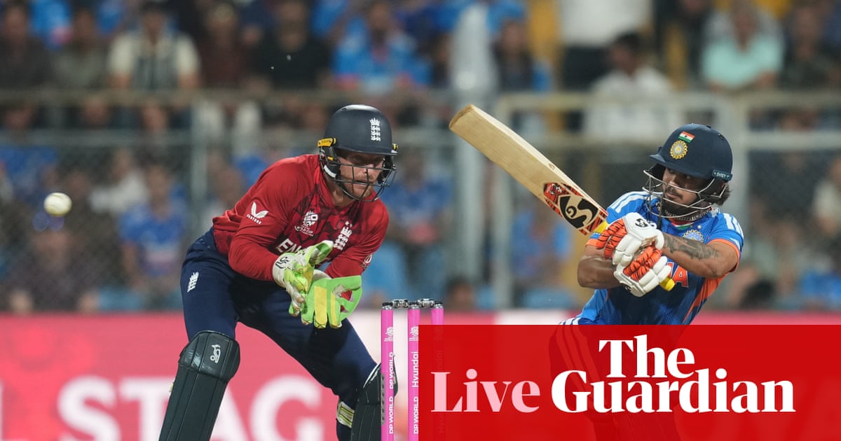 India v England: men’s T20 World Cup semi-final – live | T20 World Cup 2026