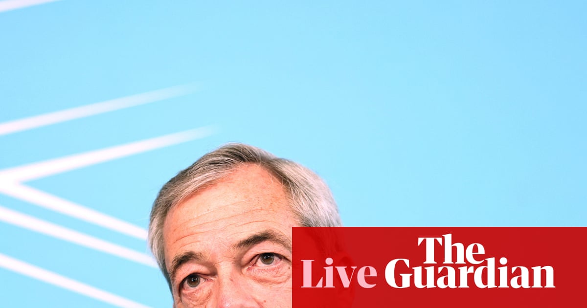 Nigel Farage to discuss Chagos Islands deal at Mar-a-Lago dinner with Donald Trump tonight - UK politics live | Politics