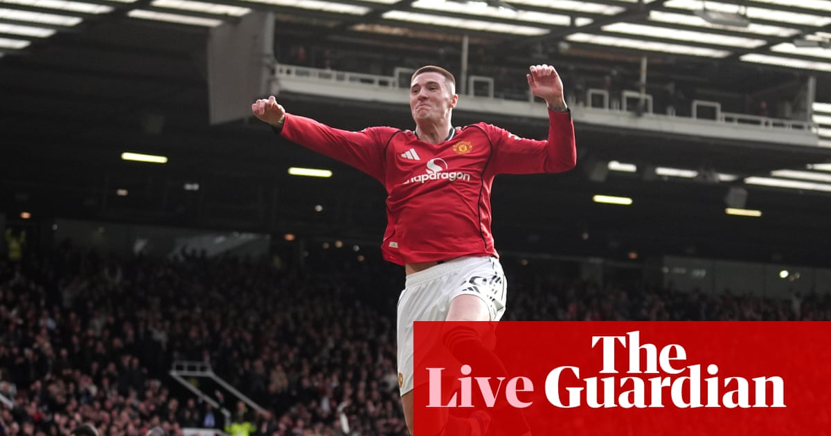 Manchester United 2-1 Crystal Palace: Premier League – as it happened | Premier League