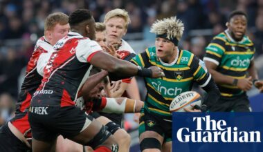 Prem top four looks done and dusted after Northampton repel Saracens comeback | Prem Rugby