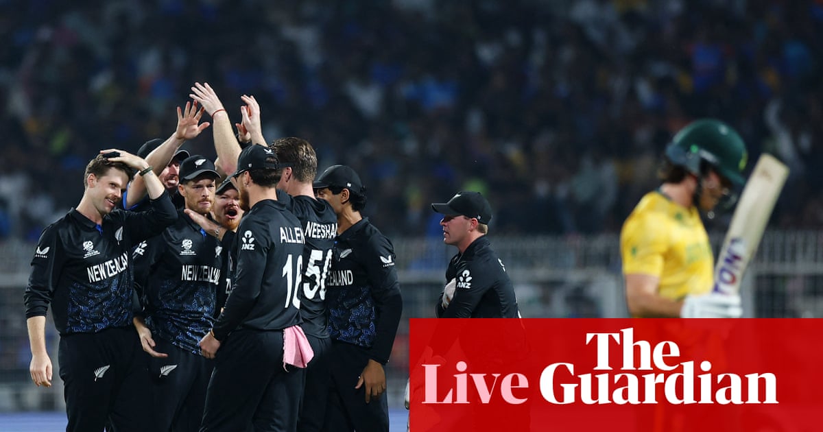South Africa v New Zealand: T20 World Cup cricket semi-final – live | T20 World Cup 2026