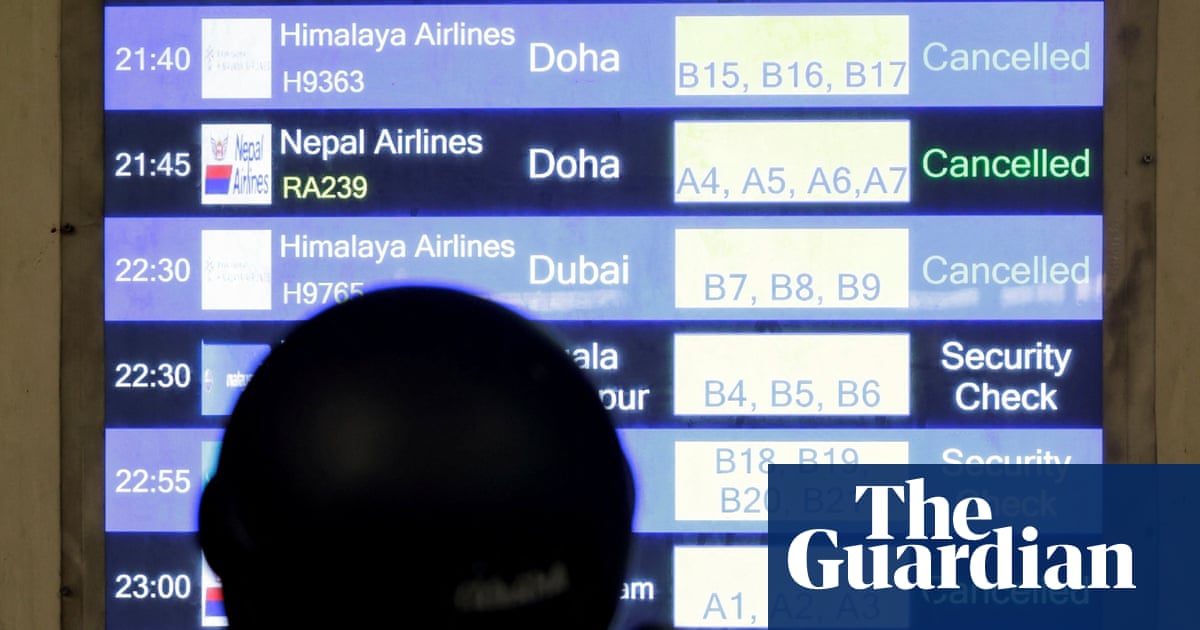 Hundreds of thousands of travellers stranded or diverted amid air space closures in Middle East | US-Israel war on Iran