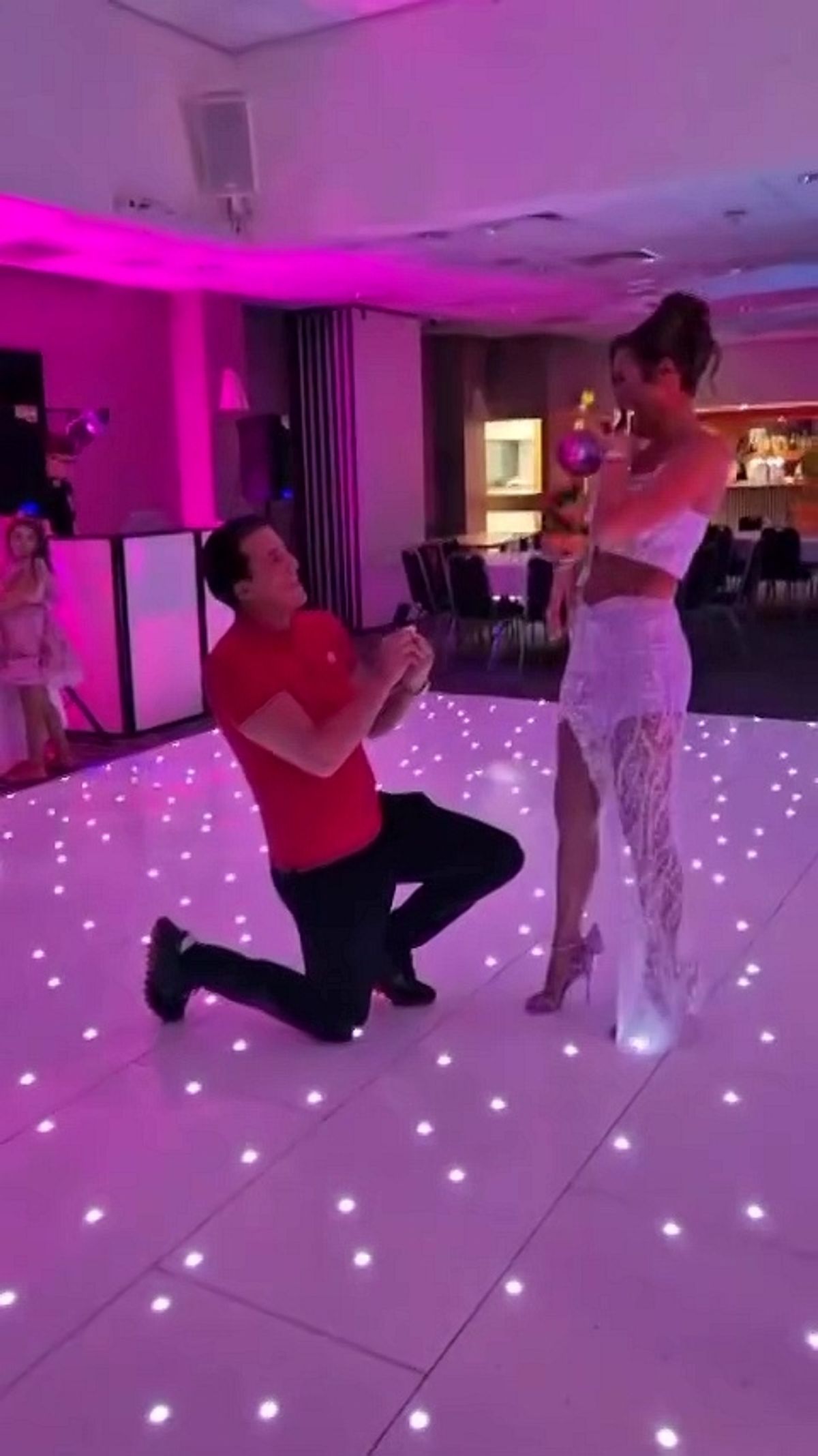 venezuela fury boyfriend proposing at her party