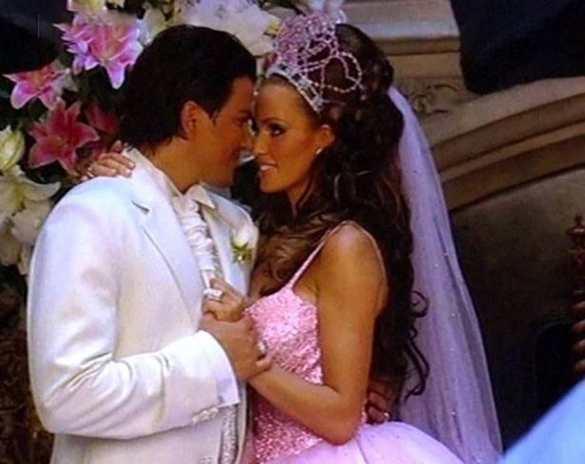 Katie Price and Peter Andre