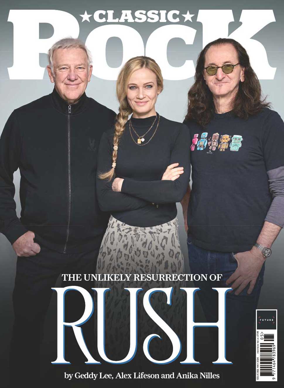 The cover of Classic Rock 352, featuring Rush