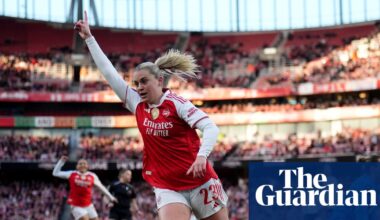 Alessia Russo’s rapid fire hat-trick sinks Tottenham and sends Arsenal second in WSL | Women's Super League