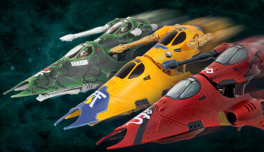 A tale of Vypers and craftworlds, painted by the Warhammer Community team