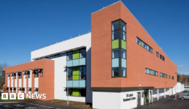 The exterior of the St Luke's treatment centre in Market Harborough