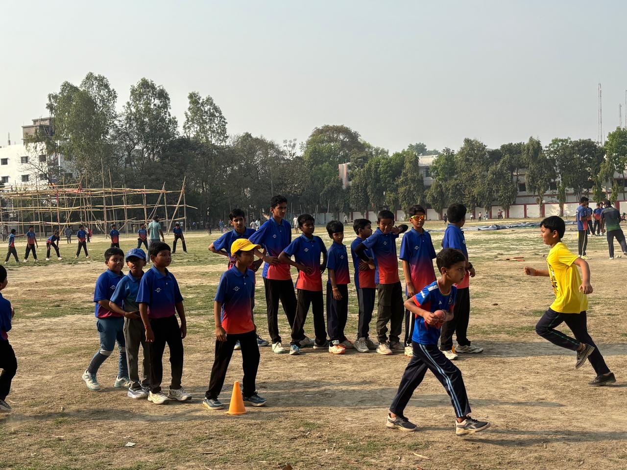 The next wave: kids, inspired by Sooryavanshi's success, are put through their paces at the municipal ground in Samastipur The next wave: kids, inspired by Sooryavanshi's success, are put through their paces at the municipal ground in Samastipur