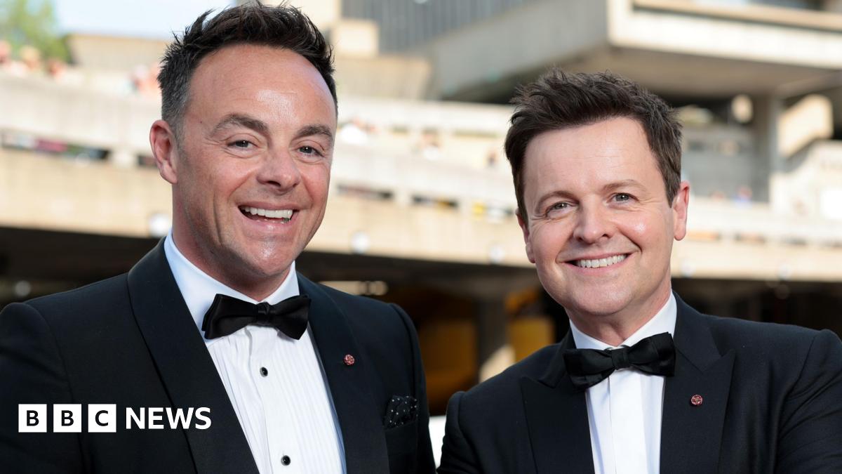 Ant McPartlin and Declan Donnelly attend the 2024 BAFTA Television Awards with P&O Cruises at The Royal Festival Hall on May 12, 2024 in London, England.