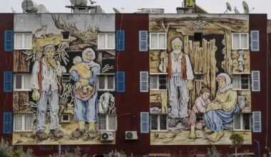 Streets turn into gallery with mural-covered buildings in S. Türkiye