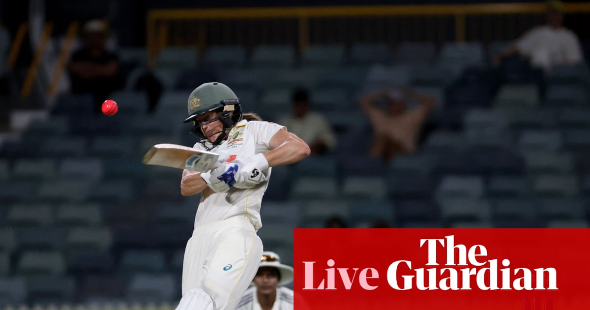 Australia edge day one of Test against India after dismissing tourists for 198 – as it happened | Australia women's cricket team