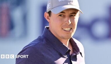 Matt Fitzpatrick smiling during Valspar Championship