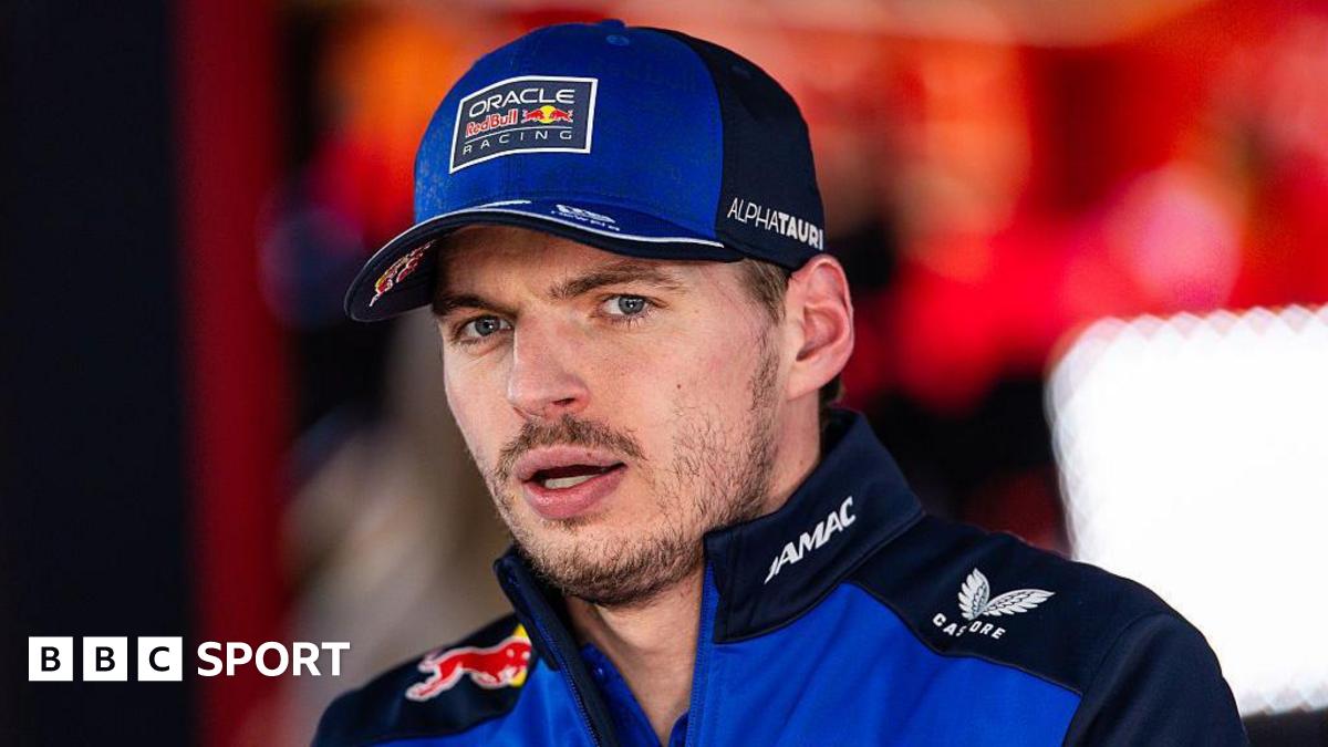 Max Verstappen speaking to the media after the Japanese Grand Prix