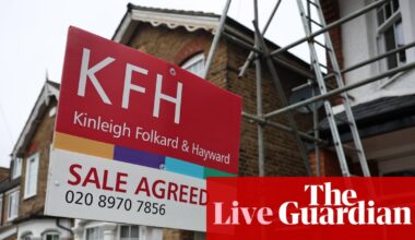 UK mortgage rates jump as lenders pull products; Iran crisis pushing oil price higher – business live | Business