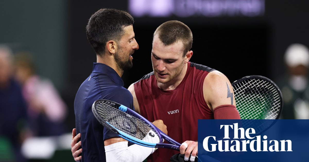 Jack Draper ‘overwhelmed’ after beating Novak Djokovic for first time at Indian Wells | Jack Draper