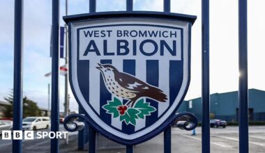 Shot across the pitch at The Hawthorns, home of West Bromwich Albion