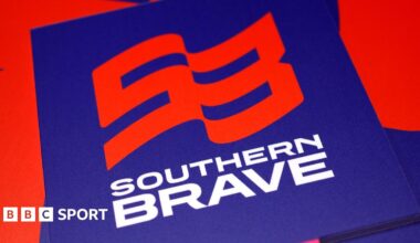 Southern Brave's logo at The Hundred auction