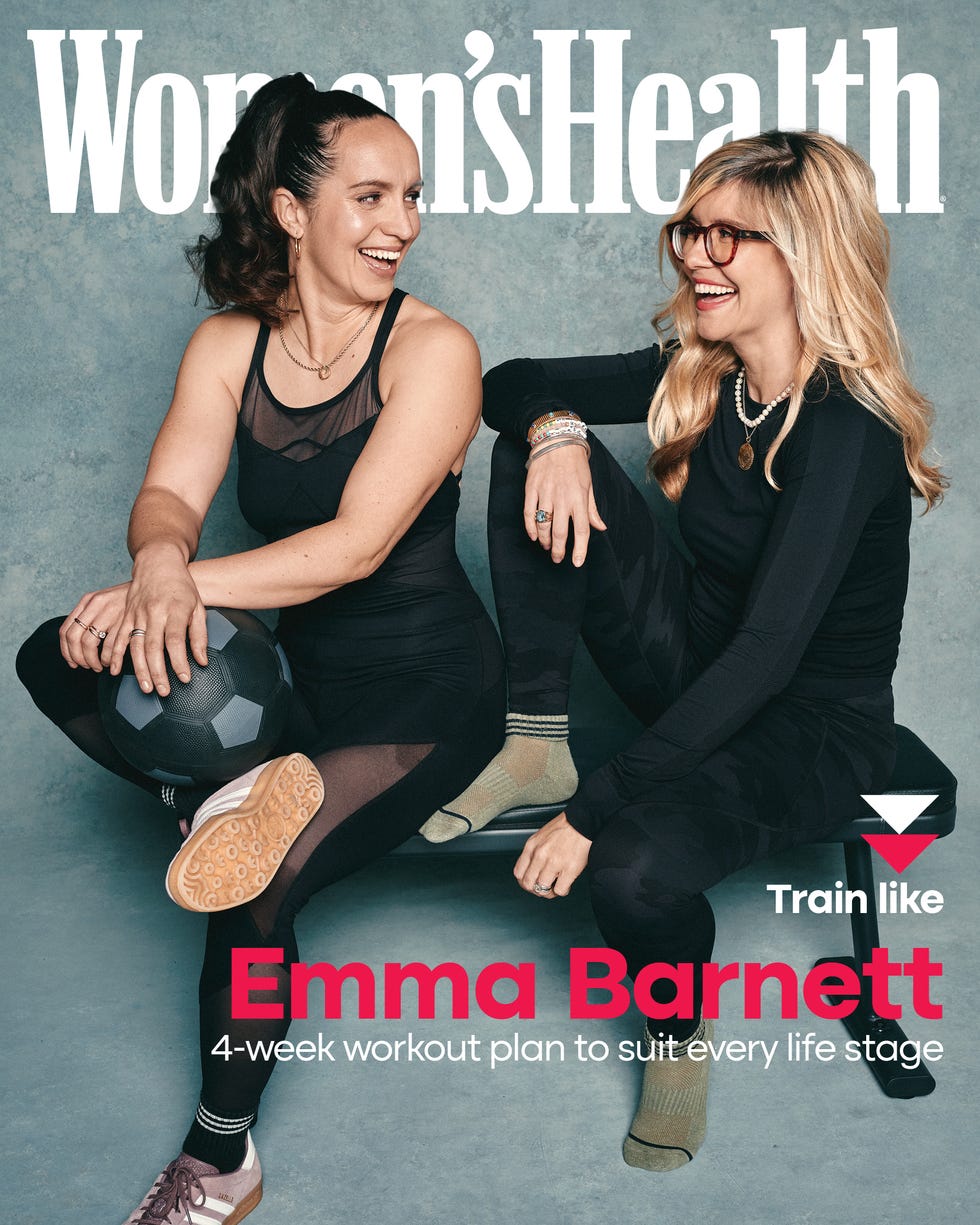 cover of womens health magazine featuring fitness content