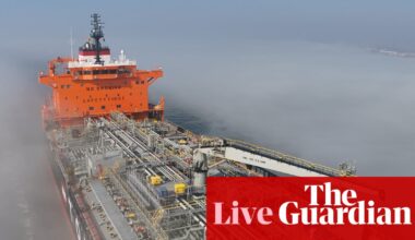 Oil price heading for biggest weekly gain in four years, as strait of Hormuz traffic grinds to a halt – business live | Business