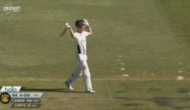 Sheffield Shield scores and results, Cameron Green scores century for Western Australia, Usman Khawaja first-class career over, stats
