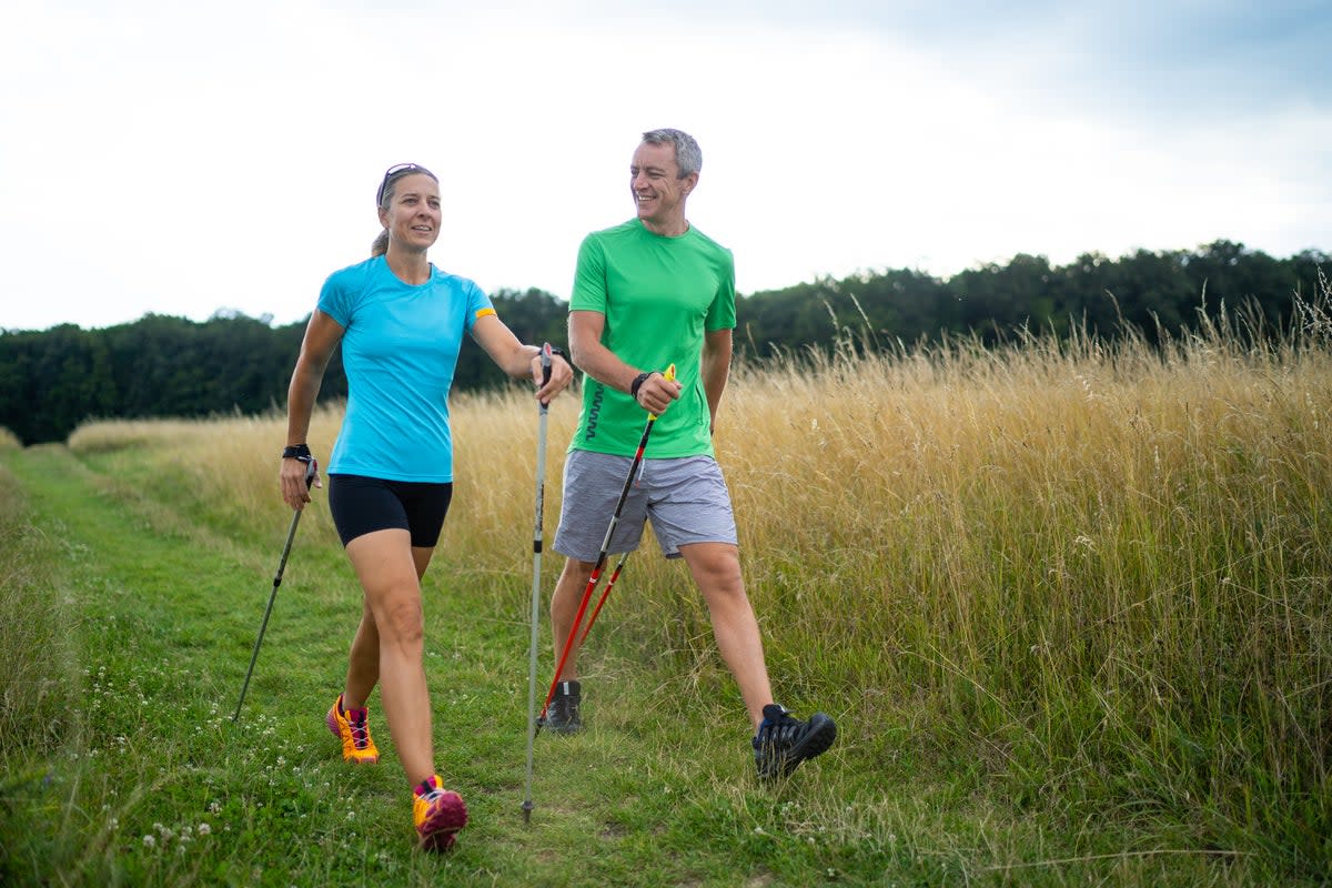 Four-and-a-half minutes of brisk walking is also recommended to reduce heart attack risk (Getty Images)