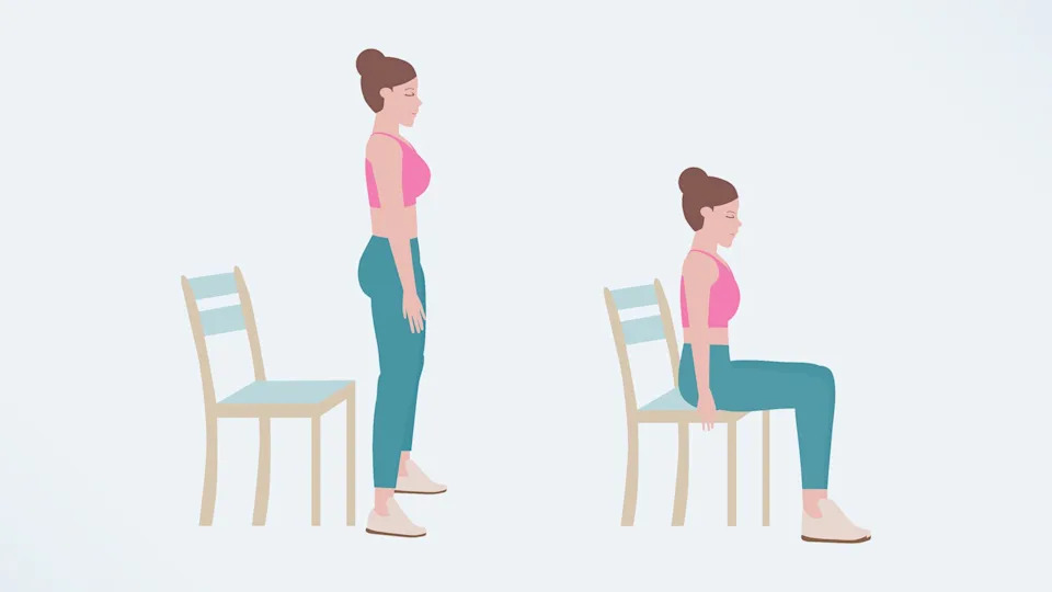 sit to stand squat