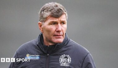 Exeter Chiefs Director of Rugby Rob Baxter looking on during his side's Prem Rugby Cup semi-final victory against Northampton Saints.