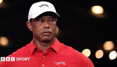 The wreckage of Tiger Woods' 2021 car crash