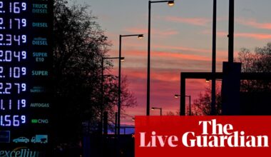 Eurozone growth hit by Middle East crisis as stagflation risks rise, with Brent crude oil back over $100 a barrel – business live | Business