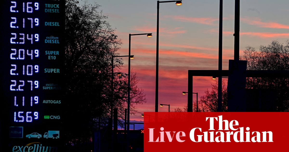 Eurozone growth hit by Middle East crisis as stagflation risks rise, with Brent crude oil back over $100 a barrel – business live | Business