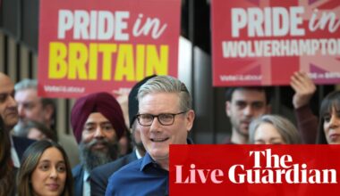 Starmer says UK won’t get ‘dragged into Iran war’ as Labour launches its local elections campaign – UK politics live | Politics