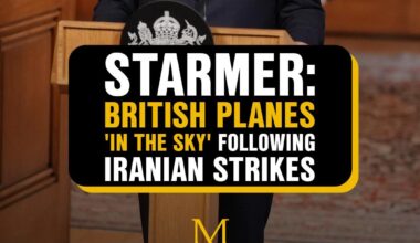 Keir Starmer has confirmed British planes are 'in the sky' following US and Israeli strikes on Iran. He said: "The United Kingdom played no role in these strikes, but we have long been clear: the regime in Iran is utterly abhorrent" and added that Iran and 'end this now'. The Prime Minister said British planes were in the sky as 'part of co-ordinated regional defensive operations' #news #keirstarmer #iran #middleeast #manchestereveningnews