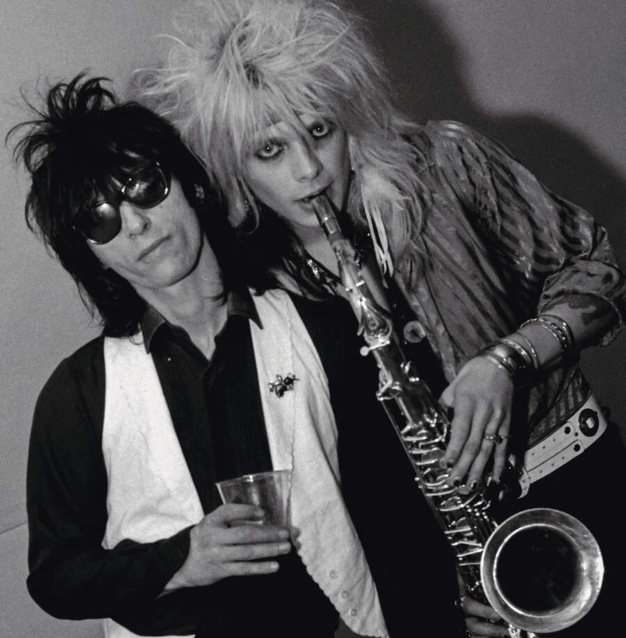 Michael Monroe with Johnny Thunders