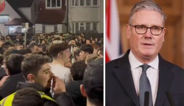 Chants of 'Keir Starmer's a w*****' erupt as protestors celebrate death of Iranian leader | UK | News