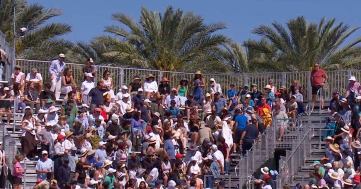Indian Wells match halted for medical emergency as first aiders rush to court | Tennis | Sport