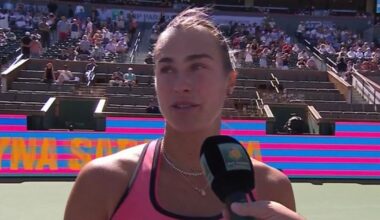 Aryna Sabalenka has to hide her tennis bag and shoes at Indian Wells | Tennis | Sport