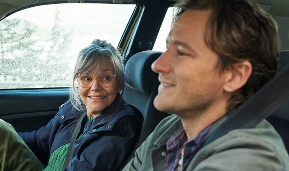 Sally Field and Lewis Pullman