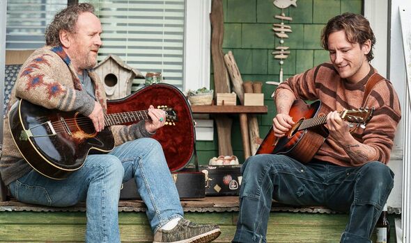 Colm Meaney and Lewis Pullman