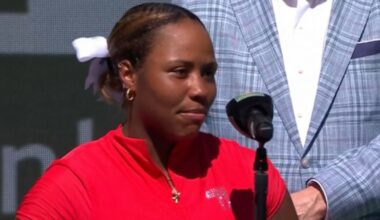 Tennis star misses son's 5th birthday to win Indian Wells title and cries multiple times | Tennis | Sport