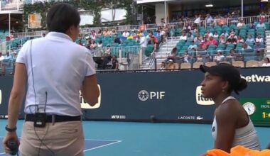 Coco Gauff Miami Open match halted for emergency as fan 'passes out' and medics called | Tennis | Sport